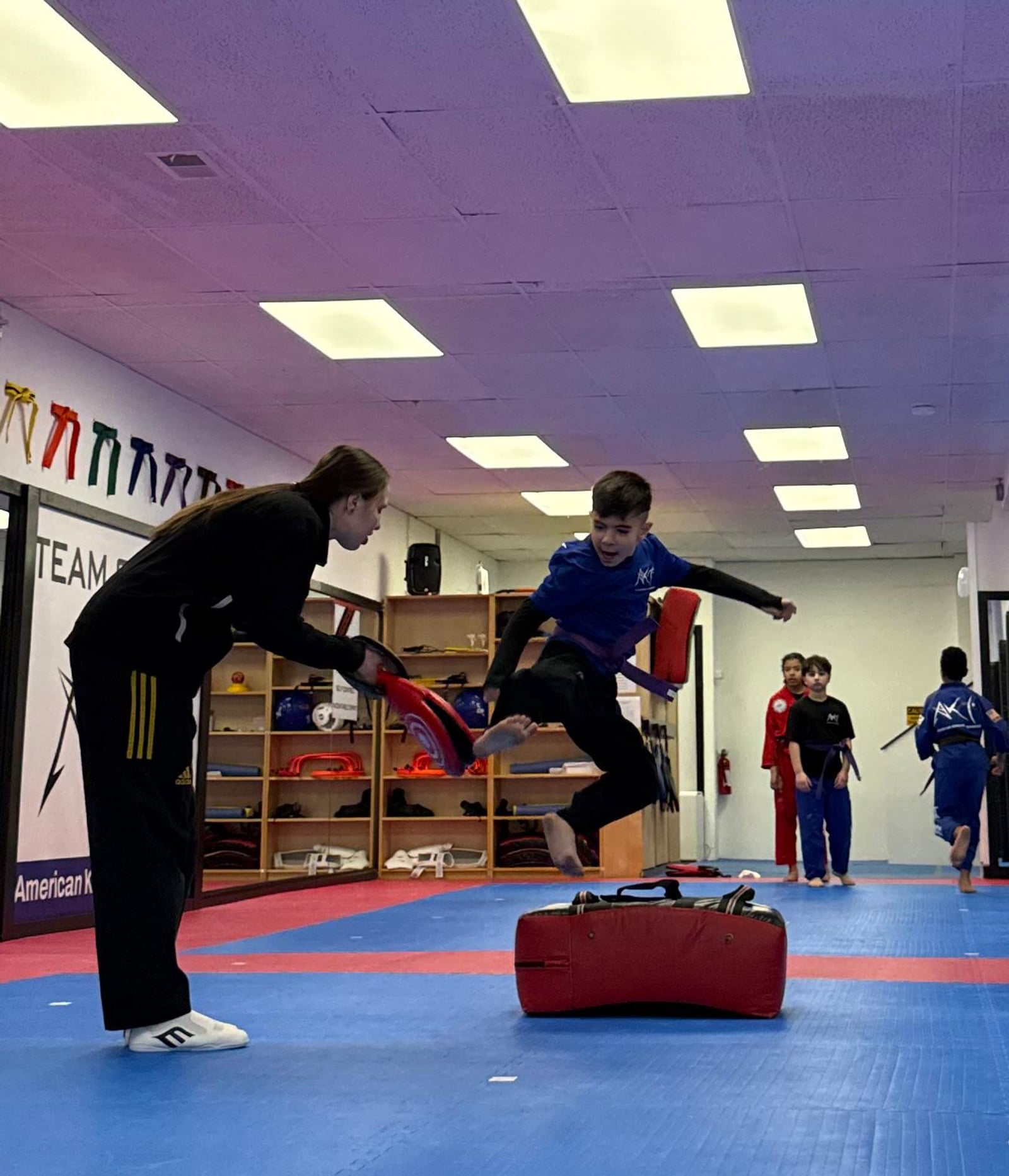 jump kick drill